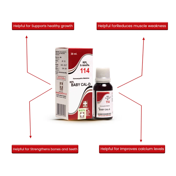Combo Pack of REPL Dr. Advice No. 114 &  V- PHOS SYRUP