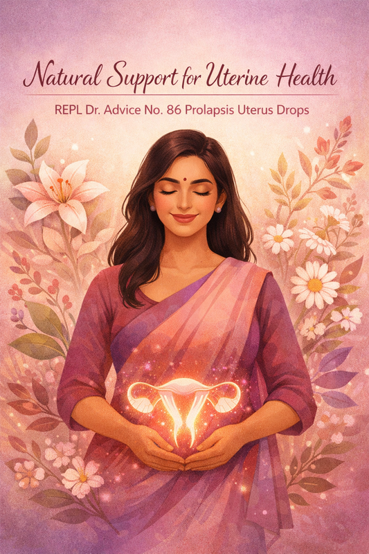 Natural Support for Uterine Health: A Complete Guide to REPL Dr. Advice No. 86 Prolapsis Uterus Drops