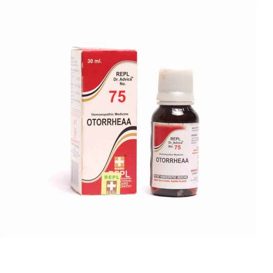 Dr. Advice® No. 75 OTORRHEAA                                    (For Otorrhea & Otalgia)