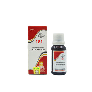 Dr. Advice® NO. 181       Urticareacin - Renovision Exports Pvt. Ltd